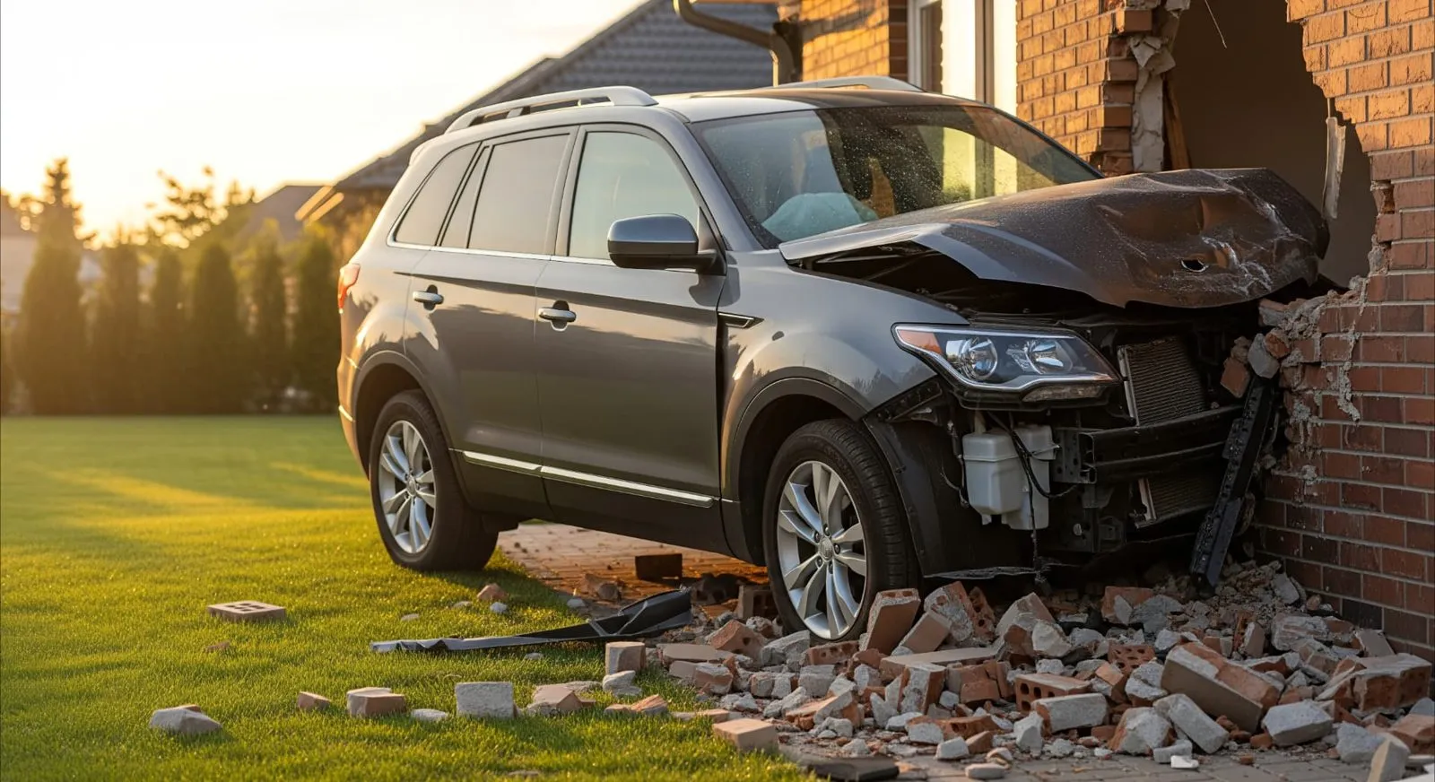 Vehicle impact damage repair for a home in Phoenix, AZ